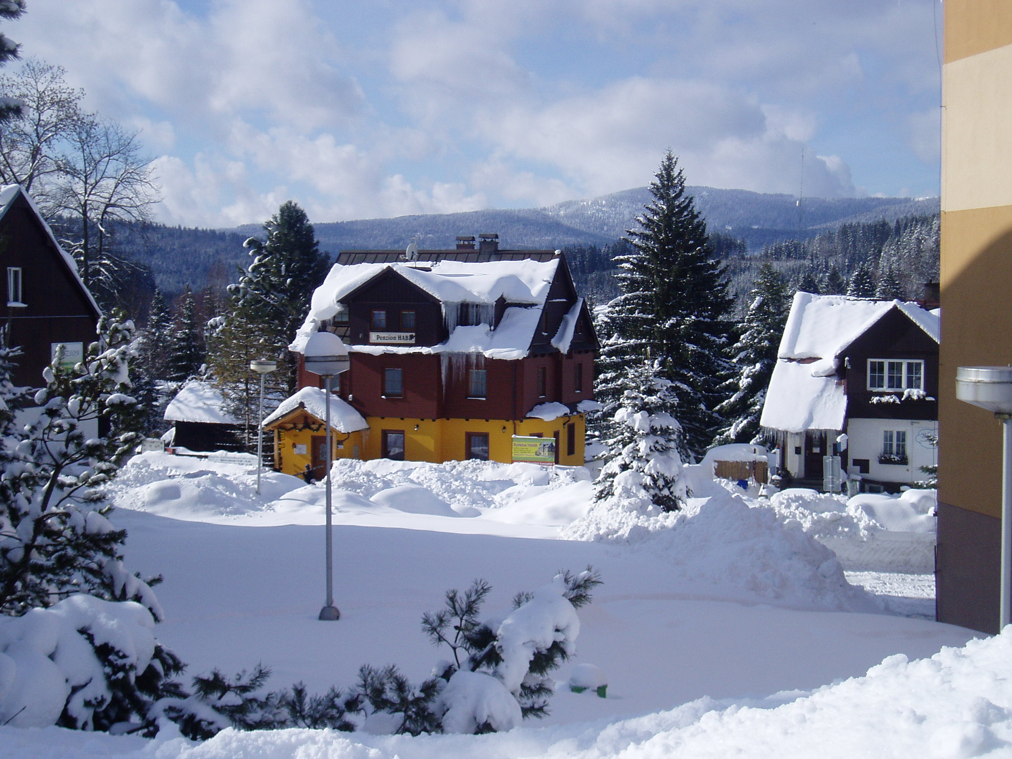 Penzion HABR – Železná Ruda – Šumava v zimě